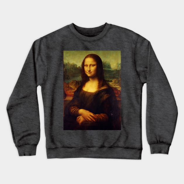 High Resolution Mona Lisa Crewneck Sweatshirt by RandomGoodness